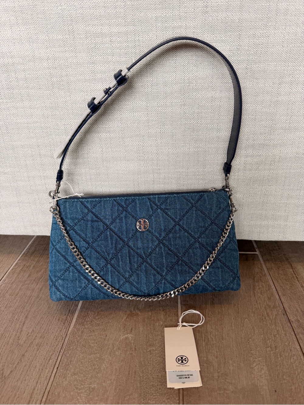 Tory Burch Willa Zip Shoulder Bag NWT